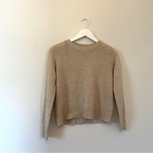 H&M tan nude sweater
